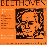 Beethoven L. Fantasie c-moll für Klavier, Chor und Orchester. op. 80. Freude schöner Götterfunken