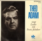 Theo Adam sing Lieder von Franz Schubert